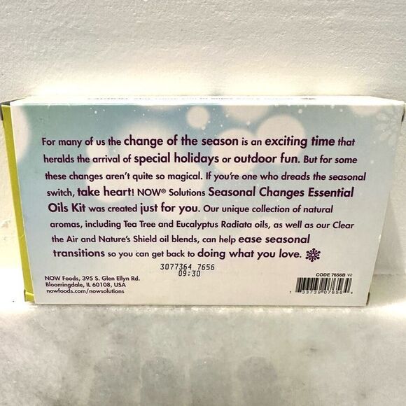 Now Solutions Seasonal Changes Balancing Essential Oils Kit 1/3fl oz per Bottles - Picture 3 of 3